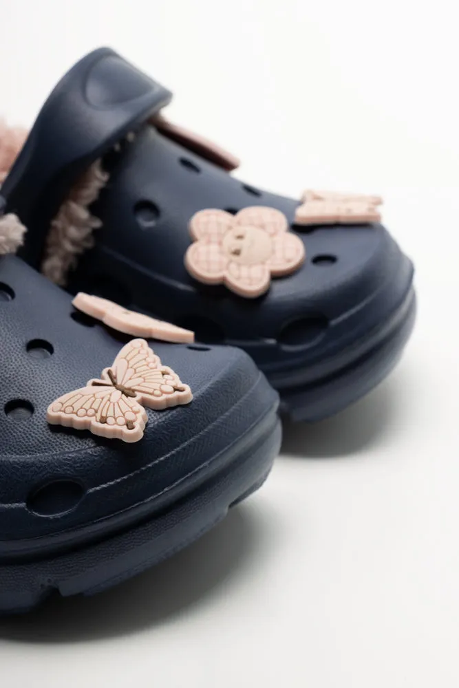 Butterfly Clogs Navy
