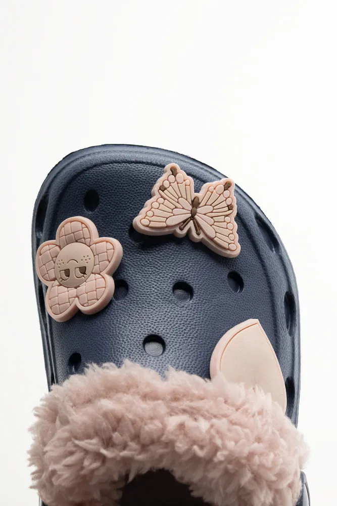 Butterfly Clogs Navy