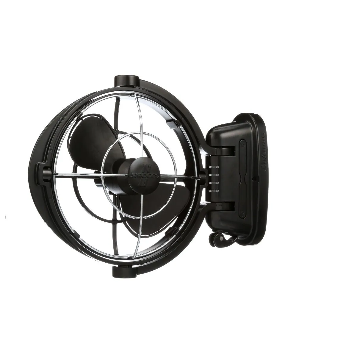 Caframo Sirocco II 12/24V Gimbal Fan Three Speed 7  Black