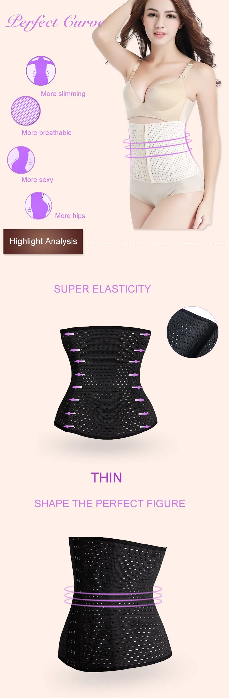 Cameron Luke Slimming Corset Waist Trainer