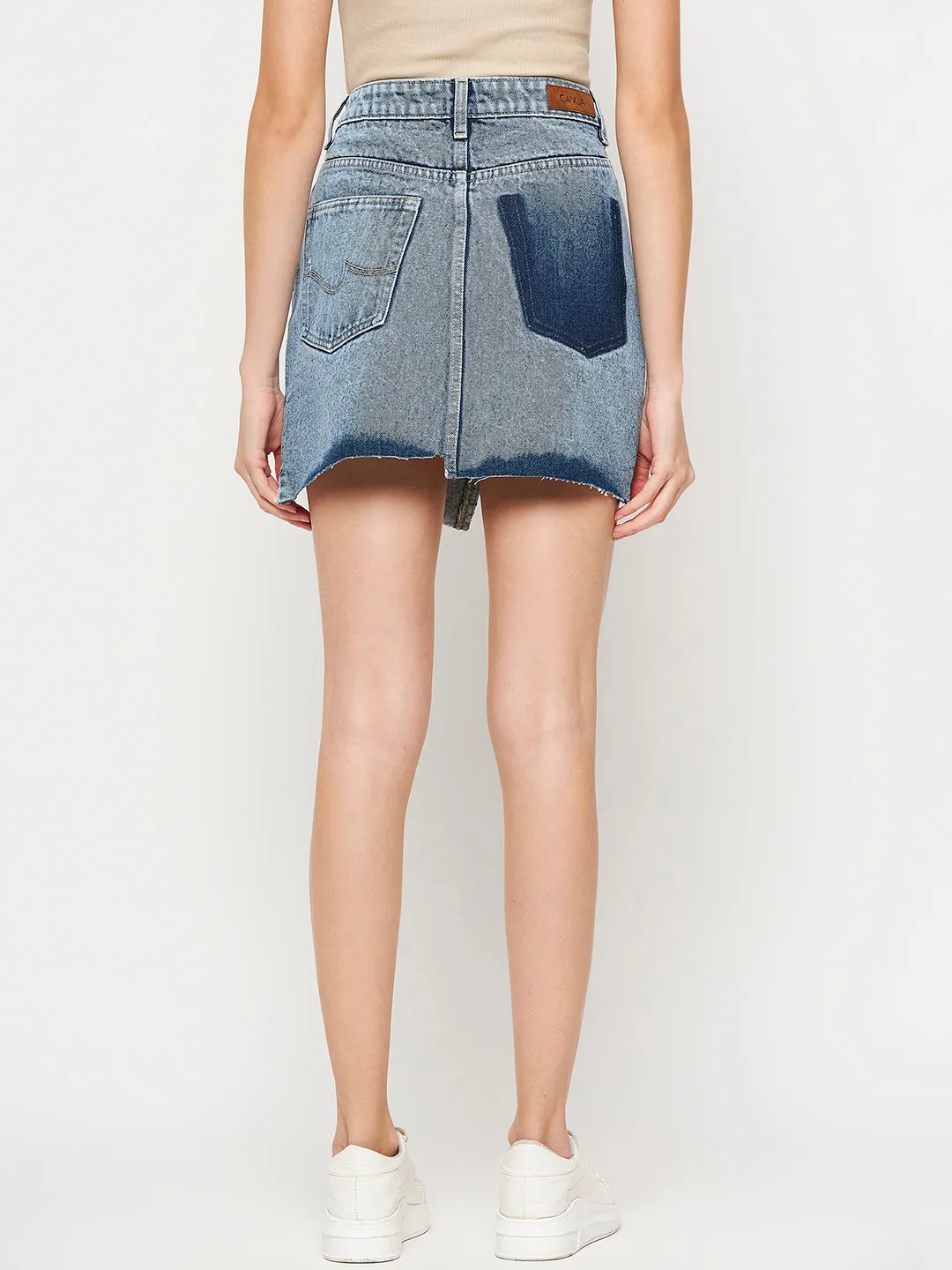 Camla Lightblue Skirt For Women