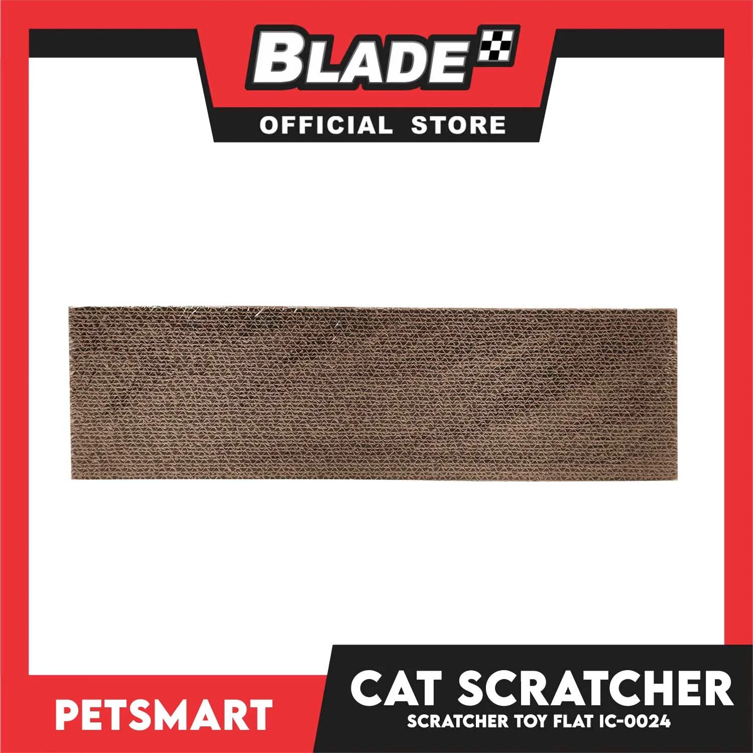 Cat Scratcher Toy  Corrugated Cardboard Flat Shape flat IC-0024