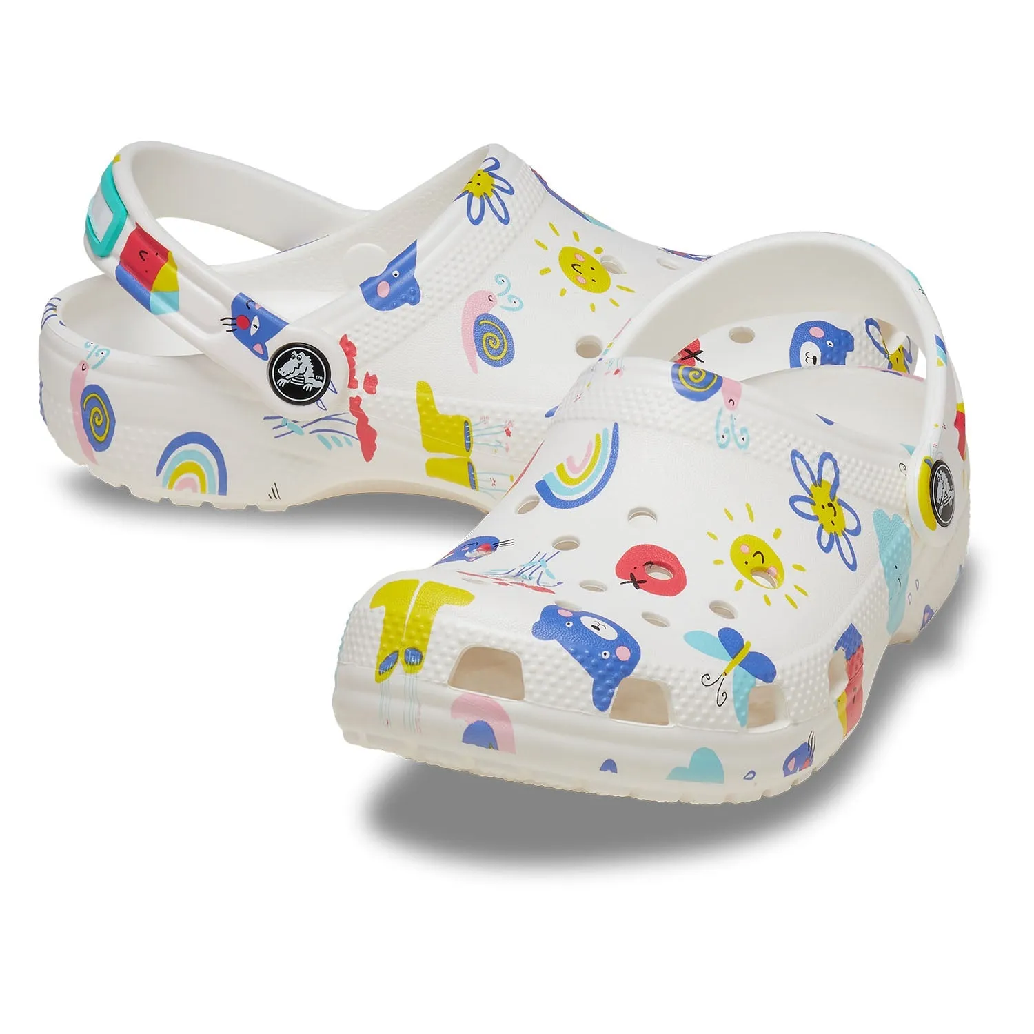 Classic Doodle Print Clog Kids (Age 5 )