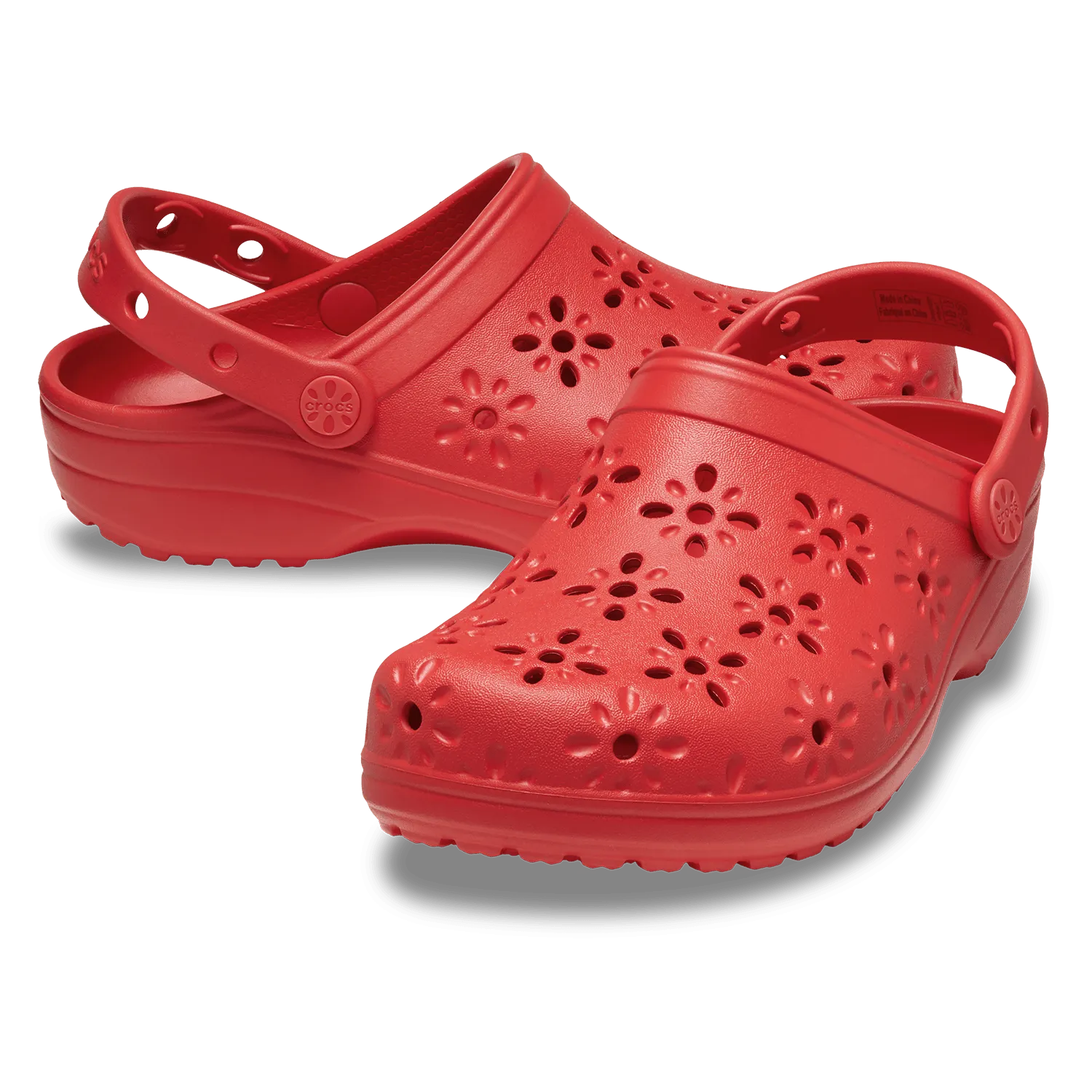 Classic Floral Cut Out Clog