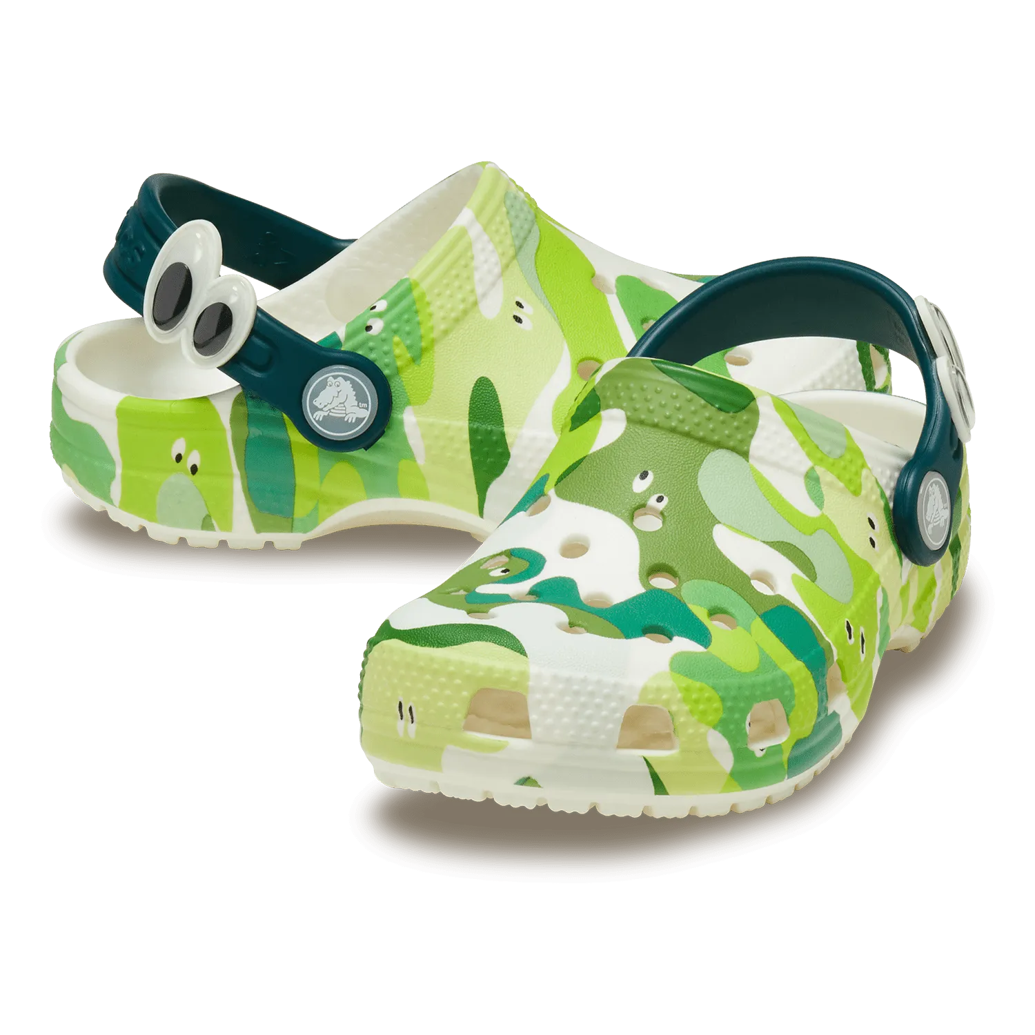 Classic Glow Slime Monsters Clog Toddler (Age 1-5)