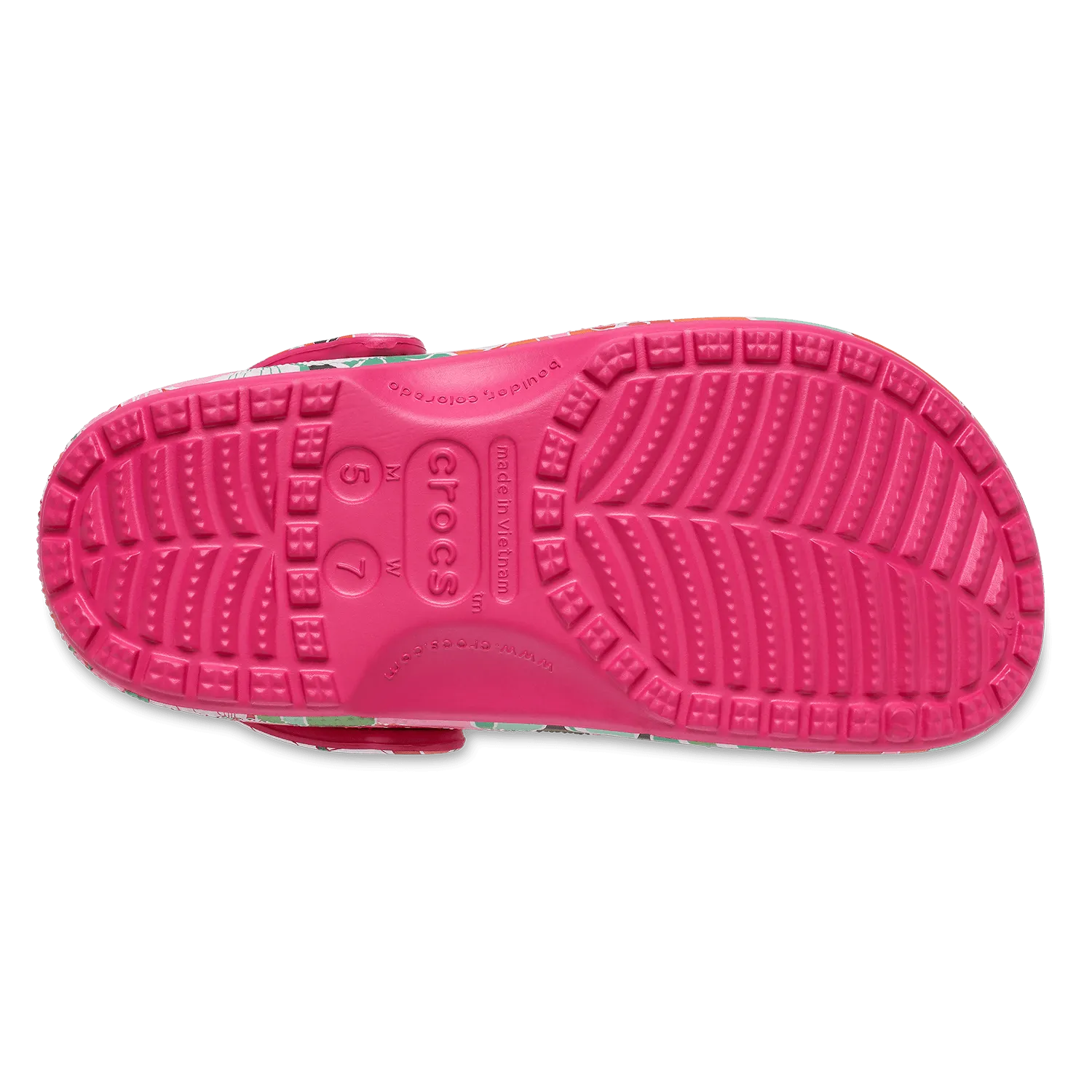 Classic Woodcut Floral Clog Kids (Age 5 )