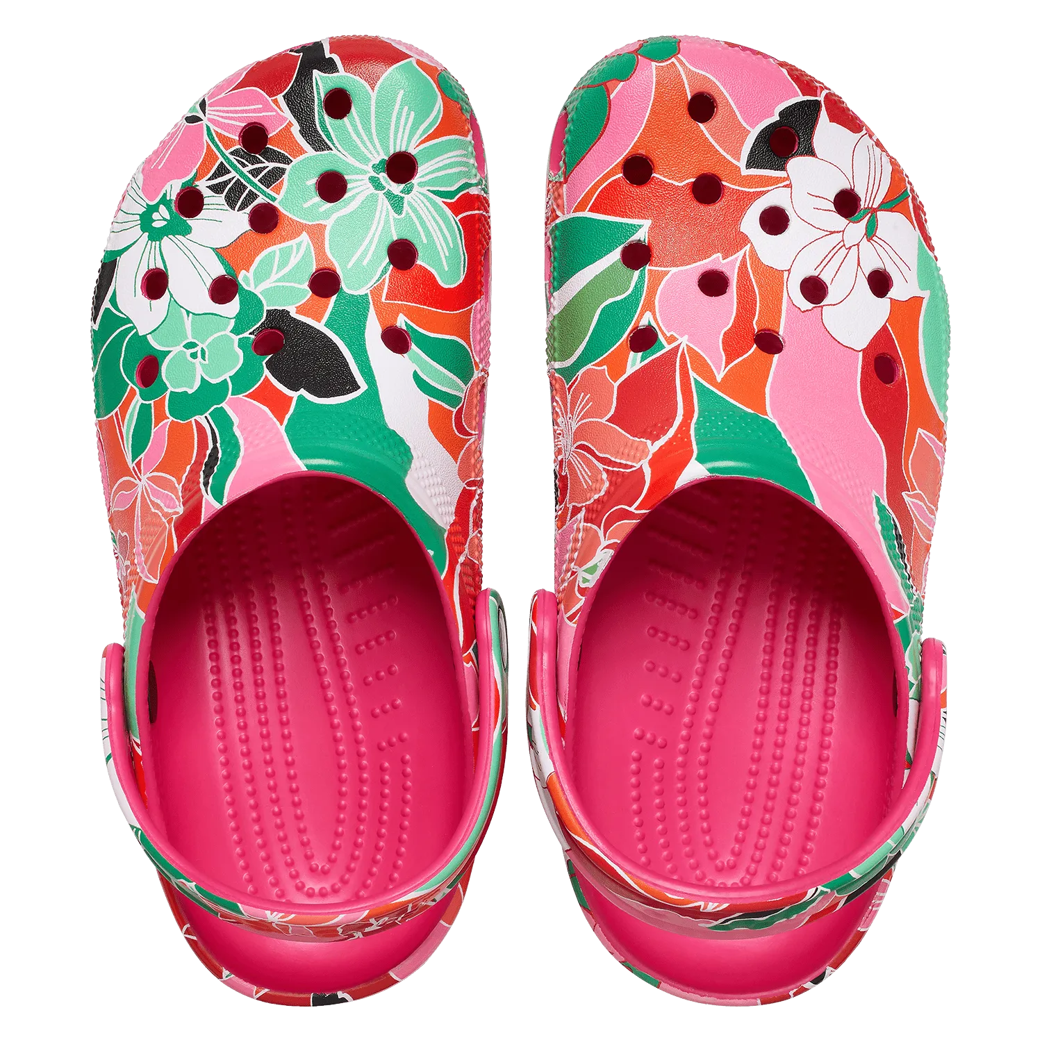 Classic Woodcut Floral Clog Kids (Age 5 )