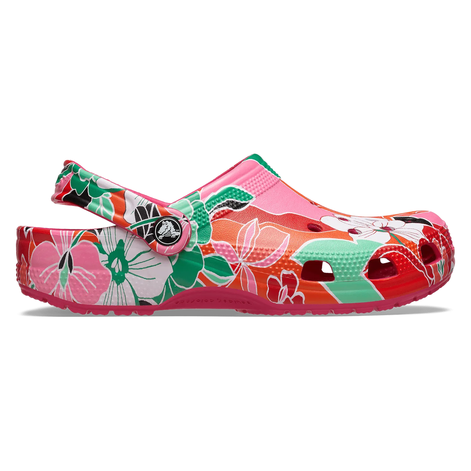 Classic Woodcut Floral Clog Kids (Age 5 )
