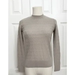 Club Monaco Womens Cream Stitch Cashmere Chandails Sweater Size XXS NWT