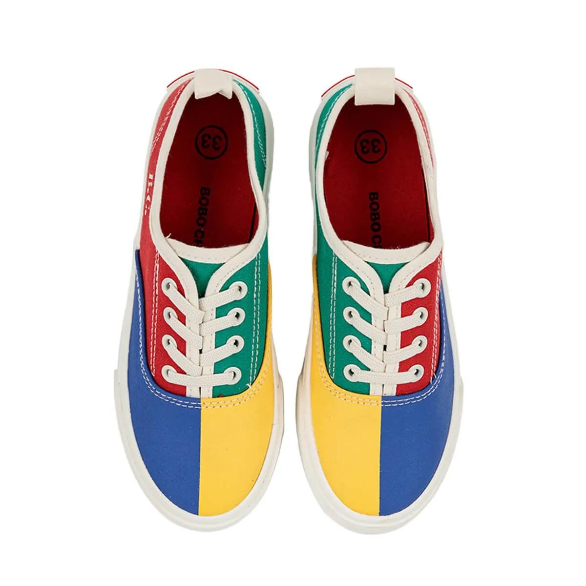 Color Block Laces Trainers - Turnschuhe
