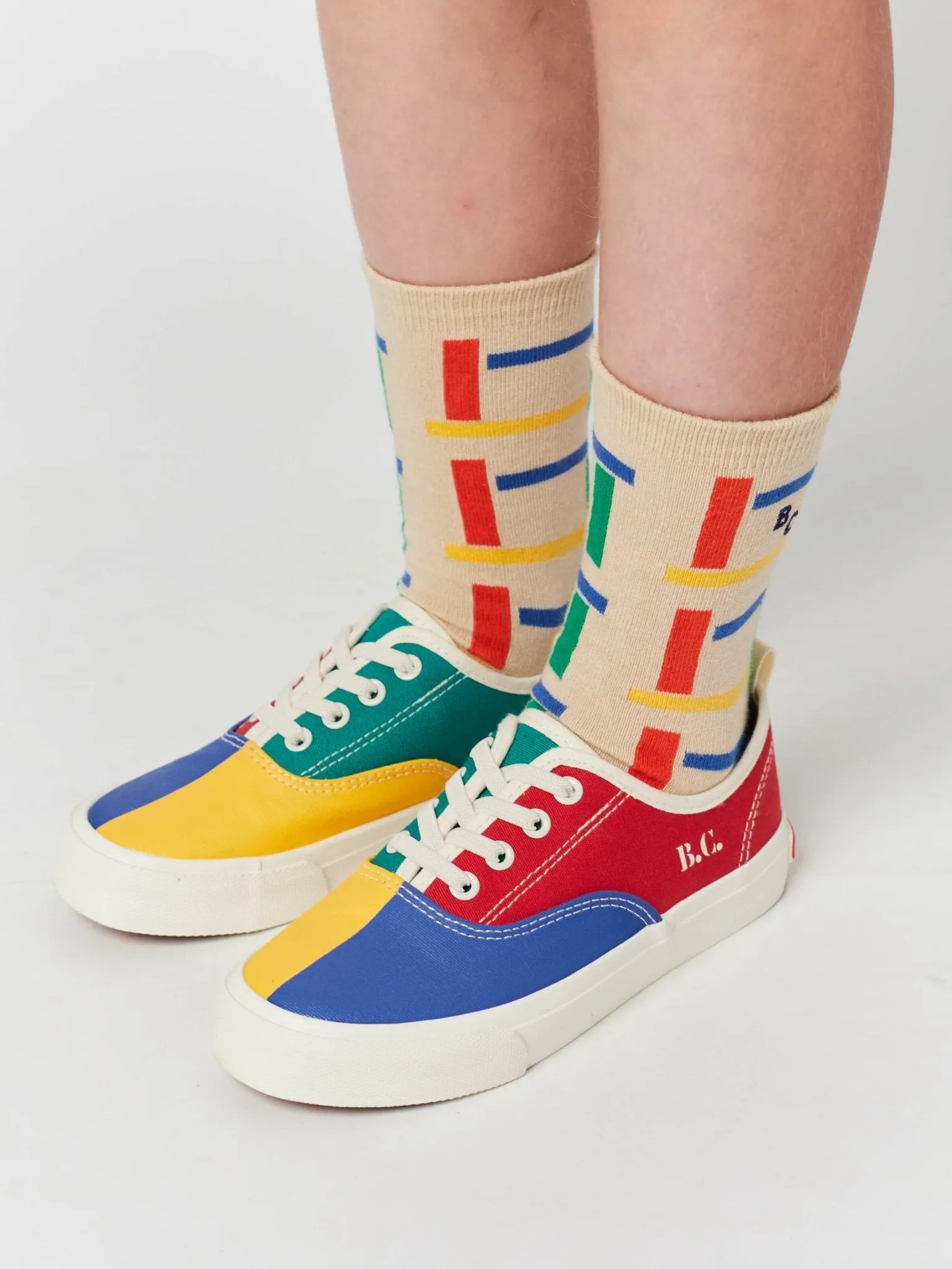 Color Block Laces Trainers - Turnschuhe