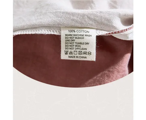 Cosy Club Sheet Set Cotton Sheets - Red Beige