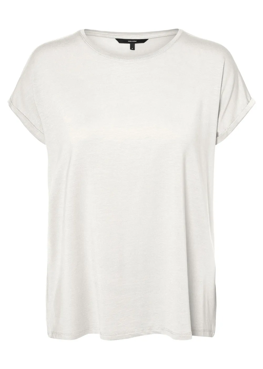 Cream Cap Sleeve T Shirt