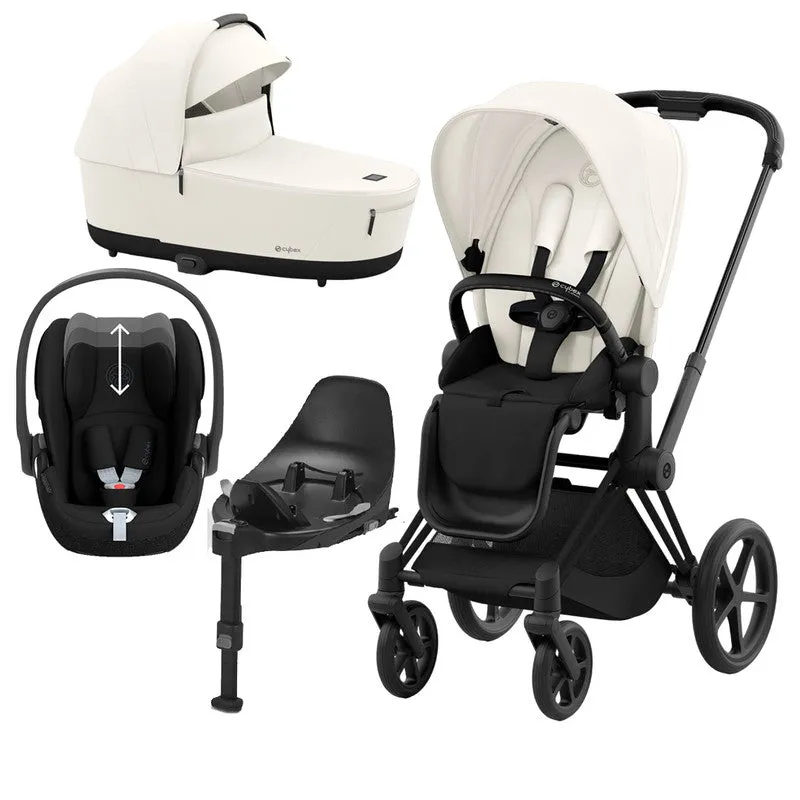 CYBEX PRIAM Travel System - Off White