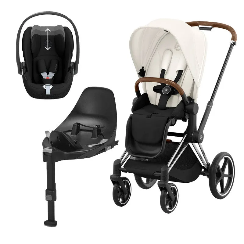 CYBEX PRIAM Travel System - Off White