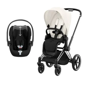 CYBEX PRIAM Travel System - Off White