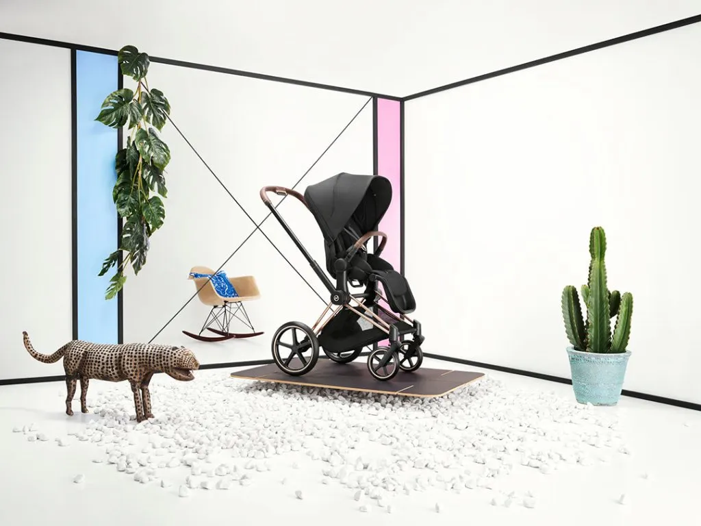 CYBEX PRIAM Travel System - Off White