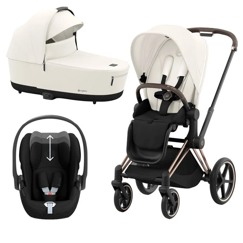 CYBEX PRIAM Travel System - Off White