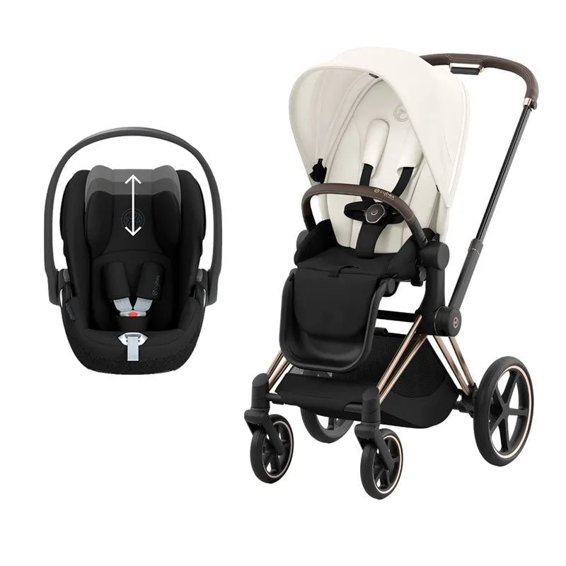 CYBEX PRIAM Travel System - Off White