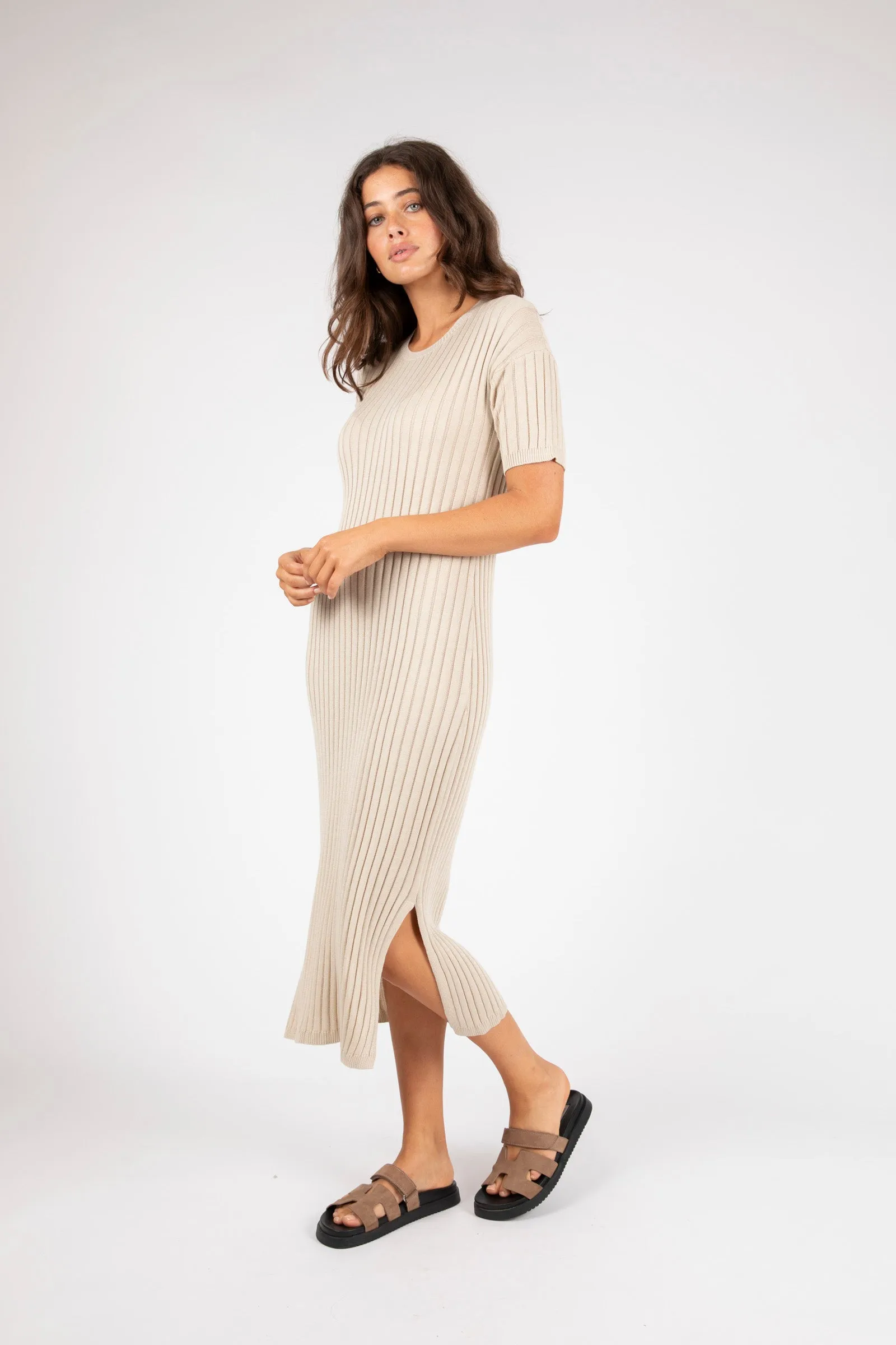 Day Off Knit Maxi - Bone