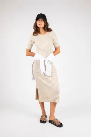 Day Off Knit Maxi - Bone