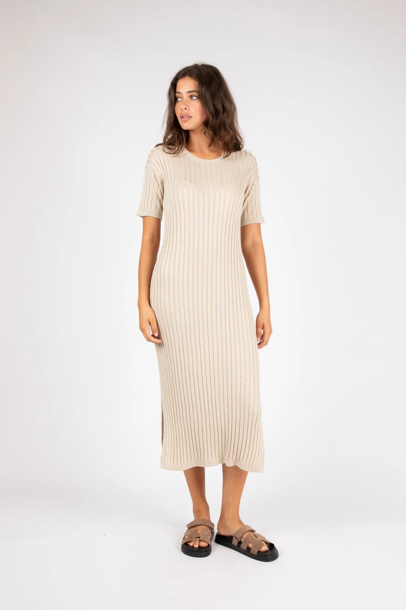 Day Off Knit Maxi - Bone