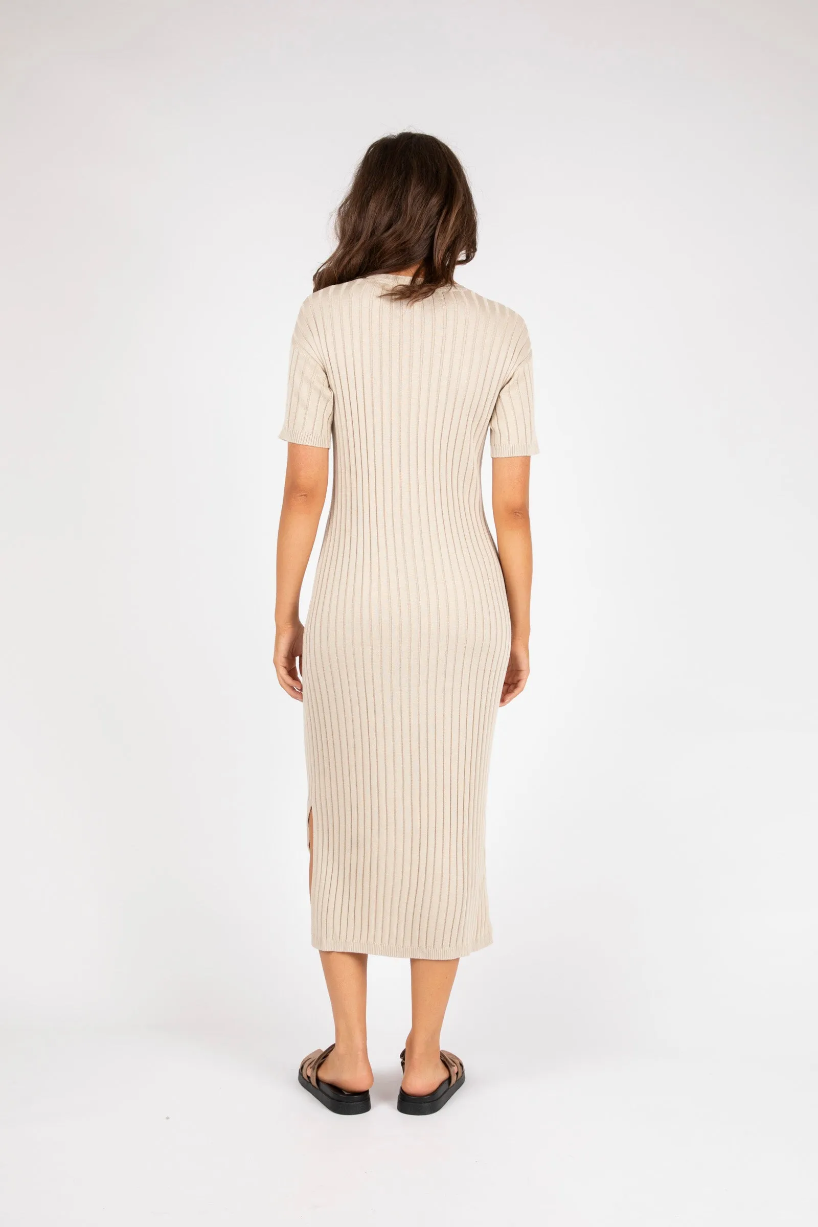 Day Off Knit Maxi - Bone