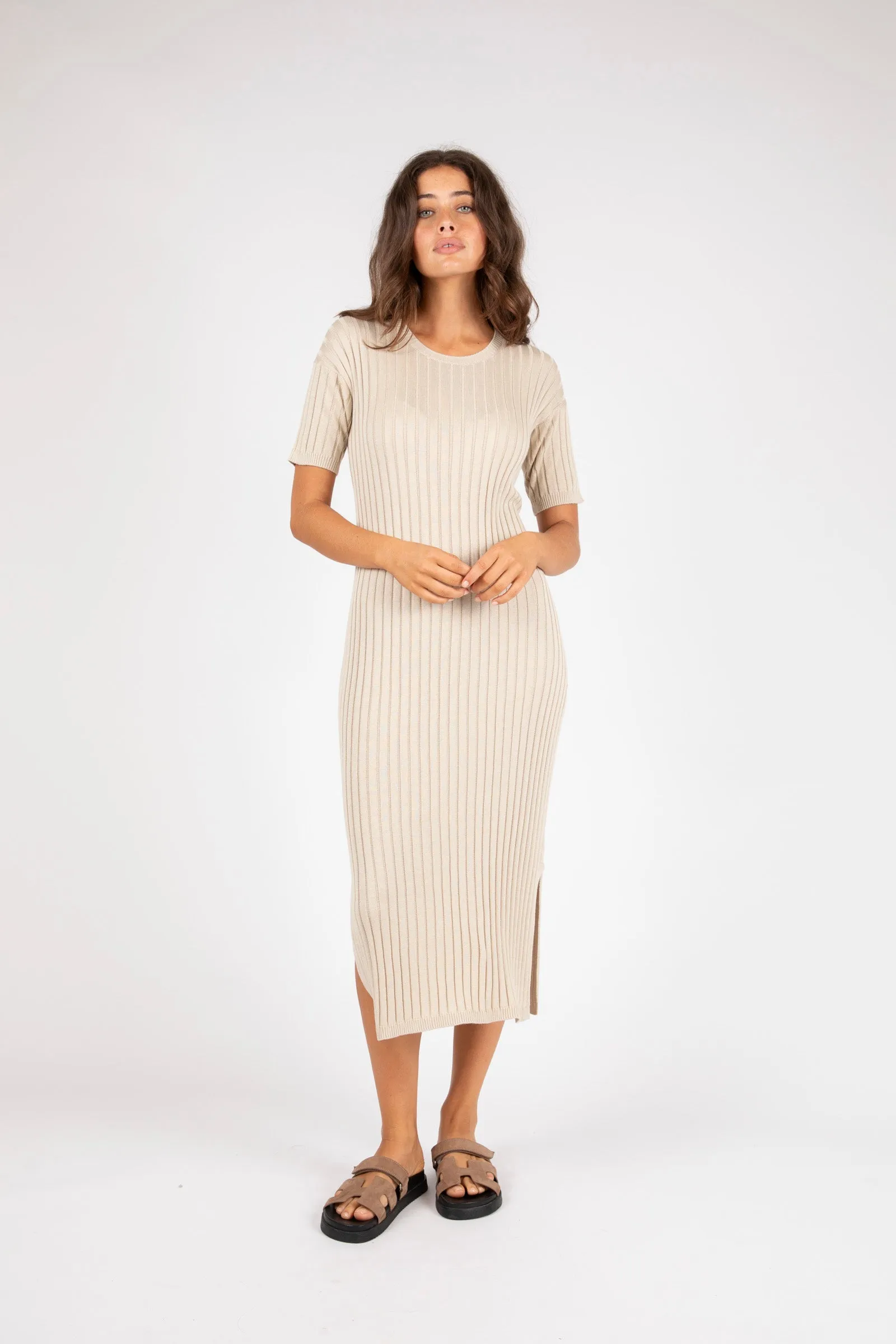 Day Off Knit Maxi - Bone