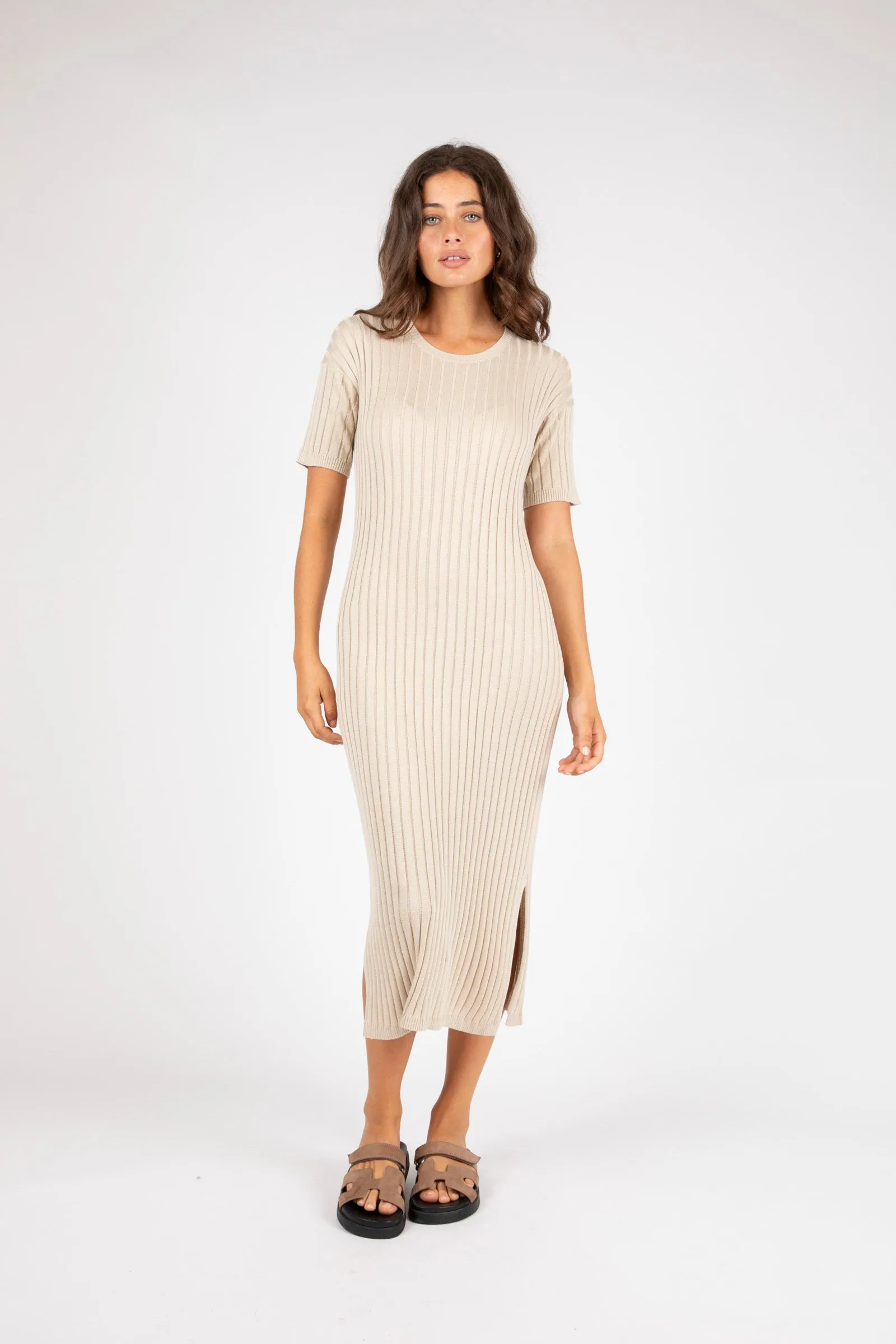 Day Off Knit Maxi - Bone