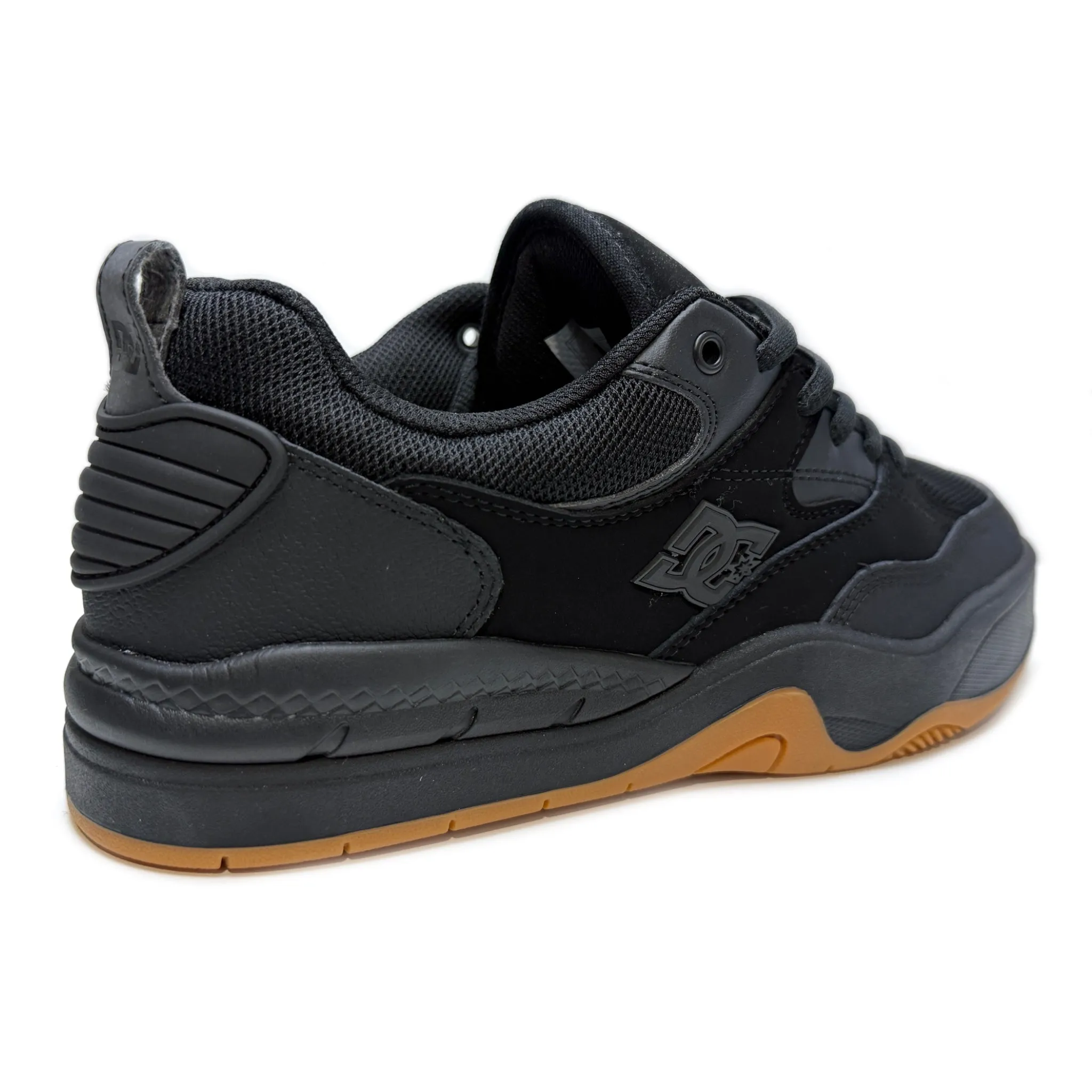 DC SHOES DC ASCEND BLACK BLACK GUM TRAINERS