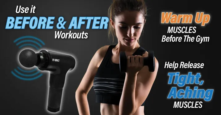 Deep Tissue Muscle Massage Gun - Cordless Muscle Massager