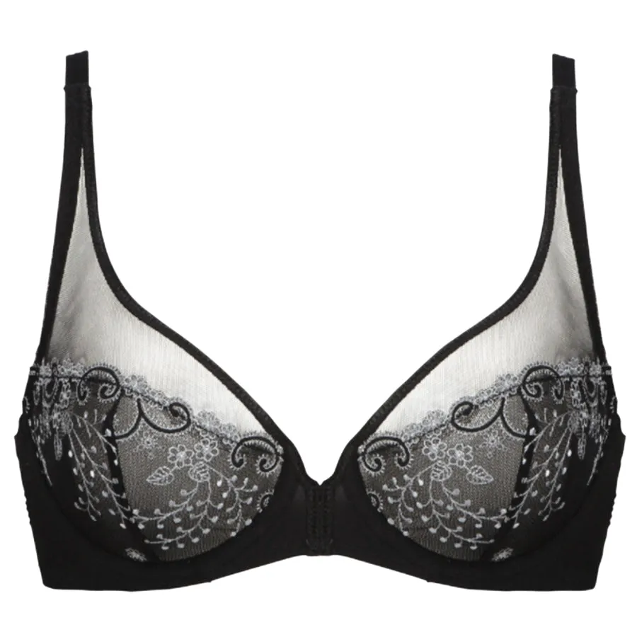 Delice Sheer Plunge Bra