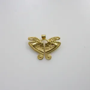 Double Flat Birds Pendant