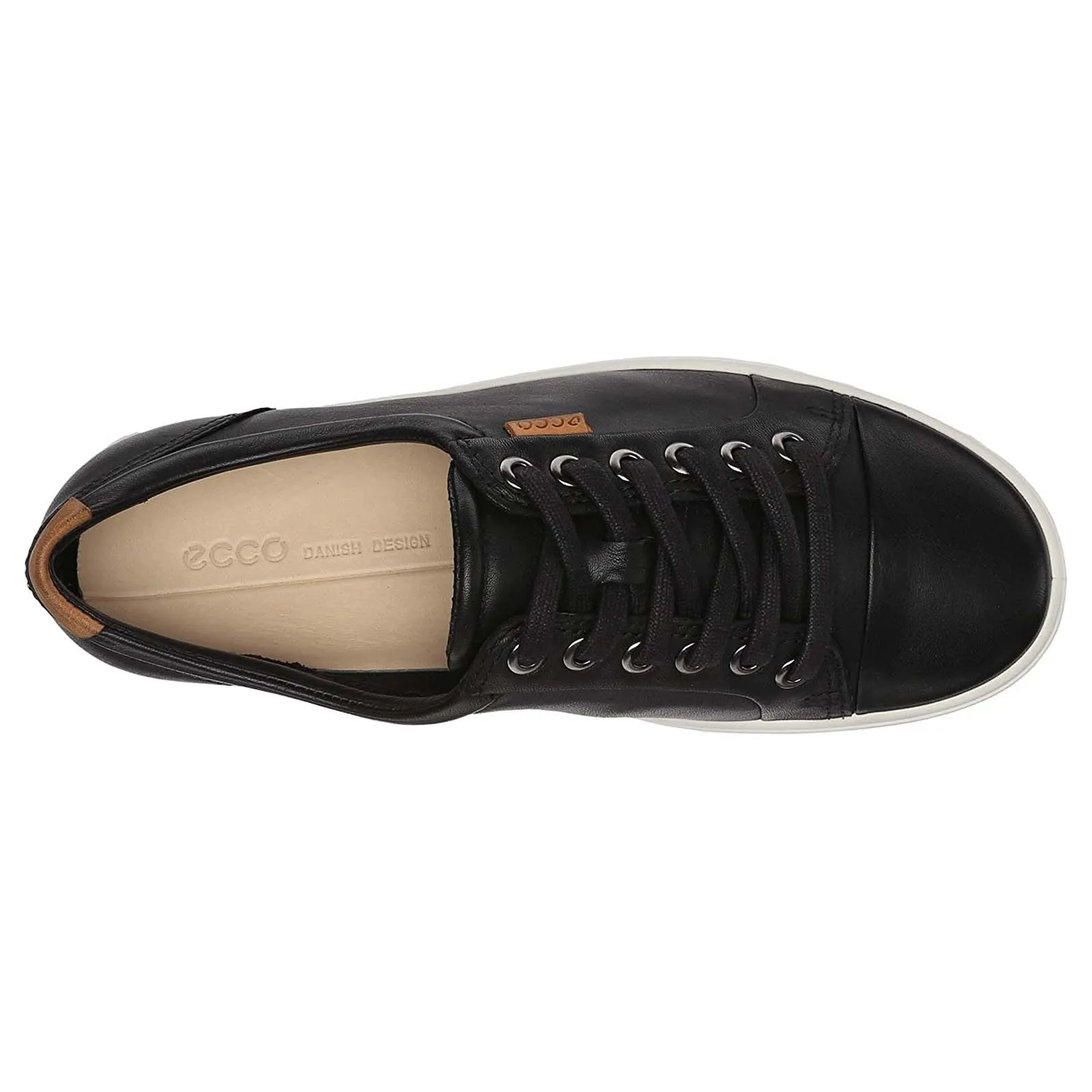 Ecco Soft 7 430004 Leather Men's Lace Up Trainers - UK 7.5 - US 7-7.5 Men - EU 41