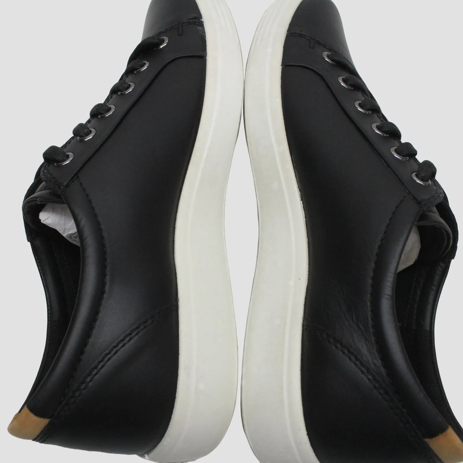 Ecco Soft 7 430004 Leather Men's Lace Up Trainers - UK 7.5 - US 7-7.5 Men - EU 41