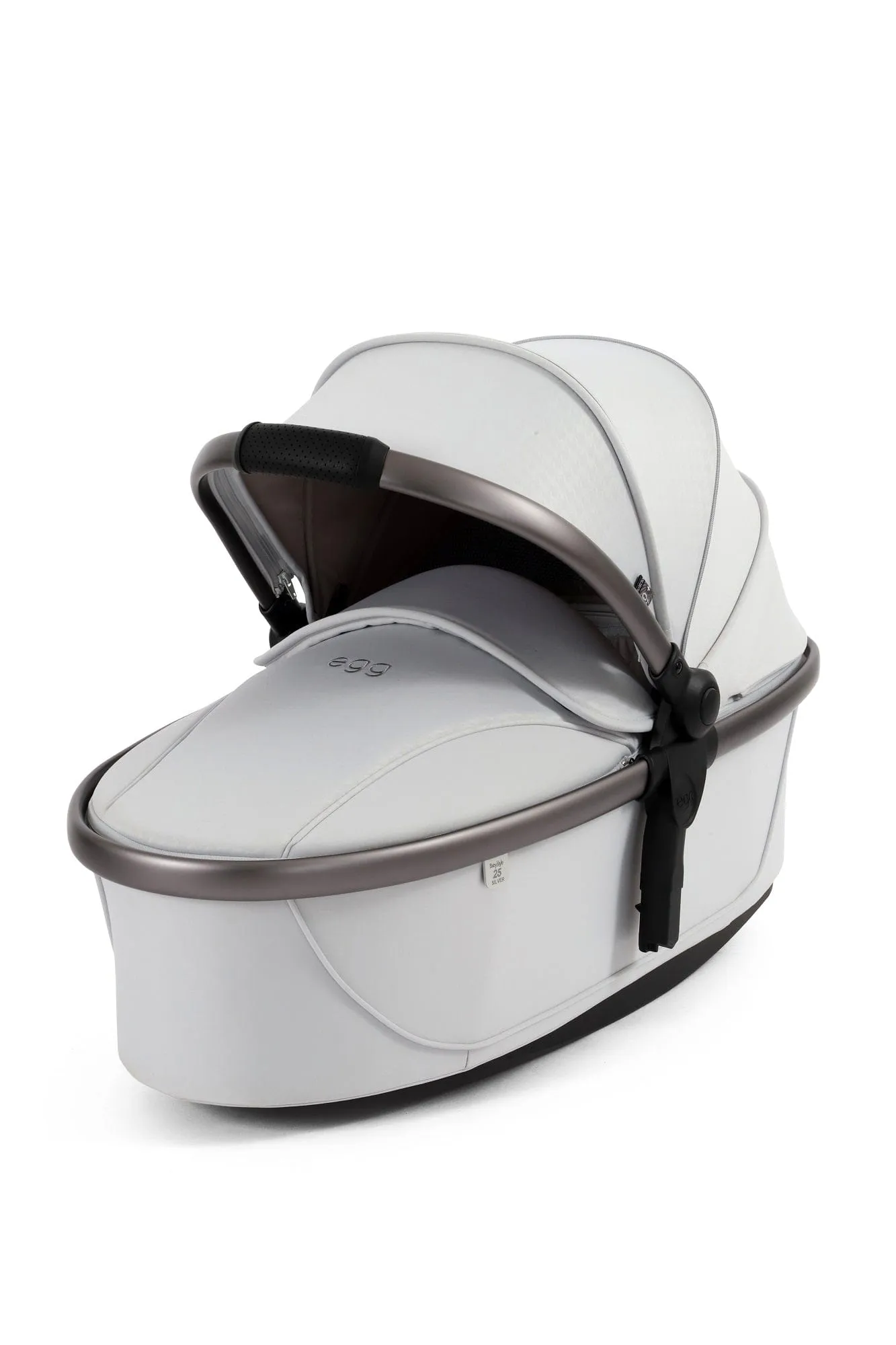 Egg 3 Carrycot - Houndstooth Silver