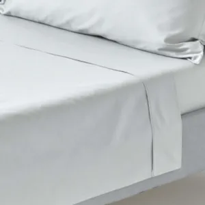 Egyptian Cotton 400 Thread Count Silver Flat Sheet
