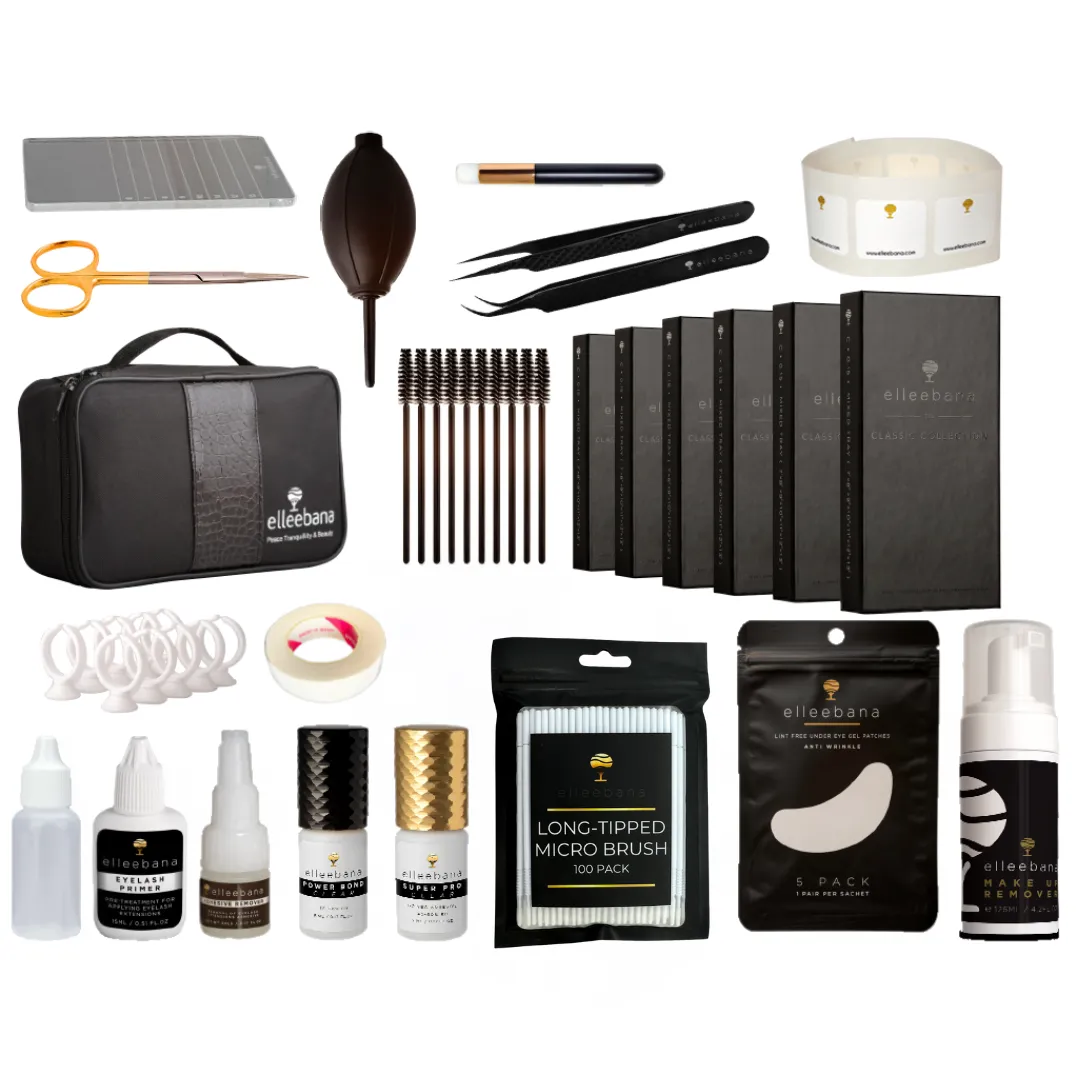 Elleebana Lash Extension Classic Combo Kit Training Package (SD)