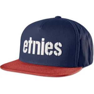 Etnies Corp Snapback - Navy/Red/White