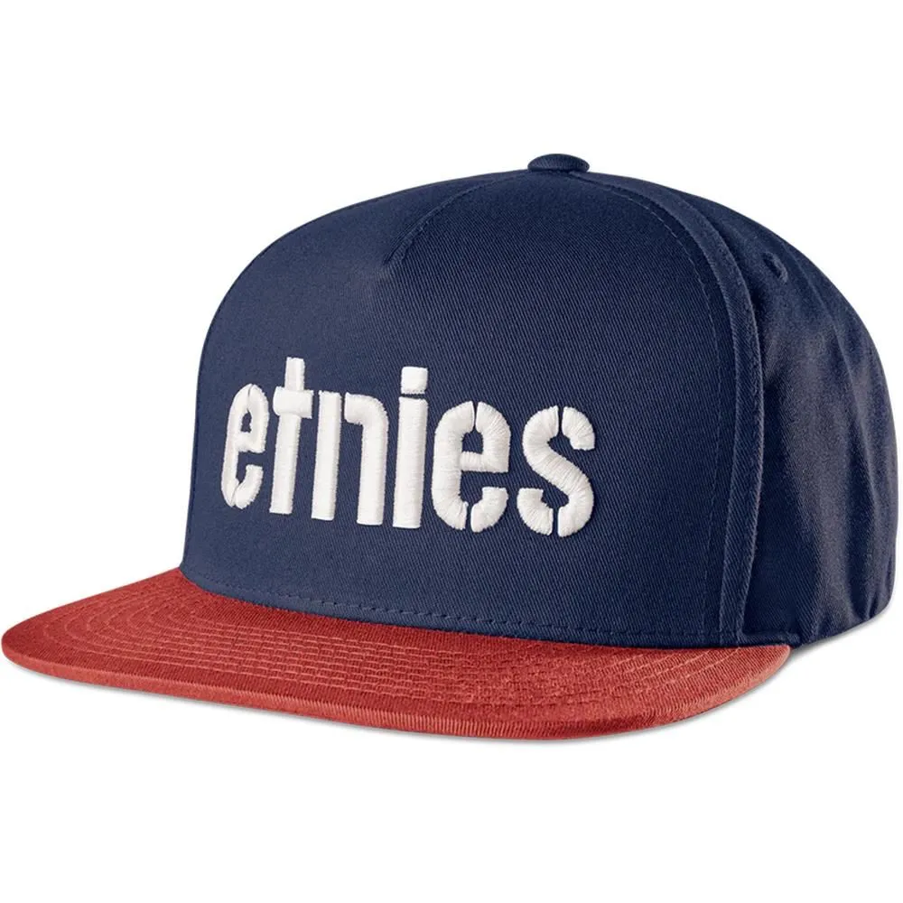 Etnies Corp Snapback - Navy/Red/White