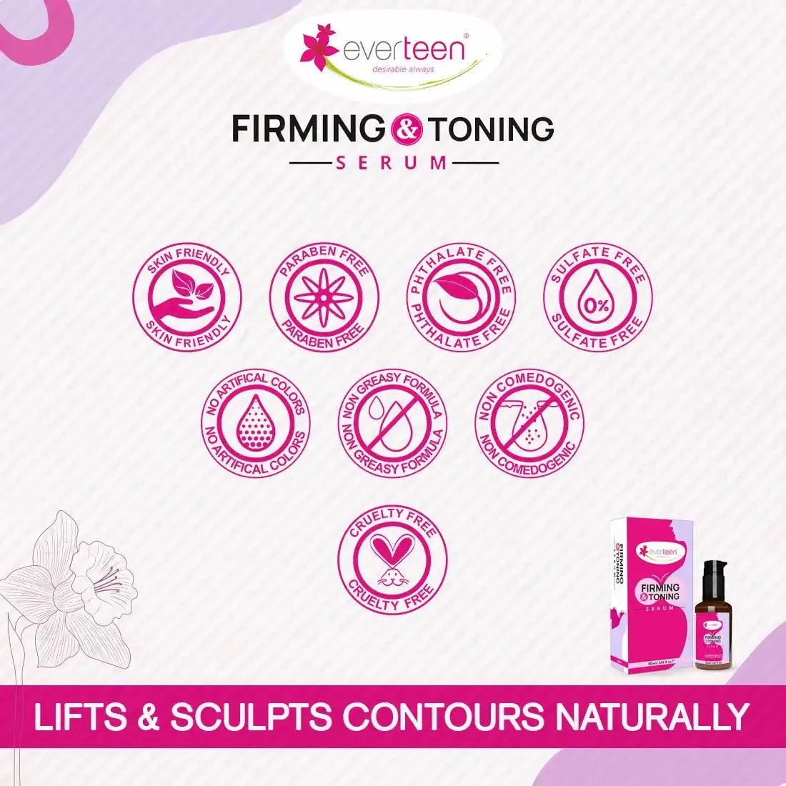 everteen Firming and Toning Serum for Women - 30ml