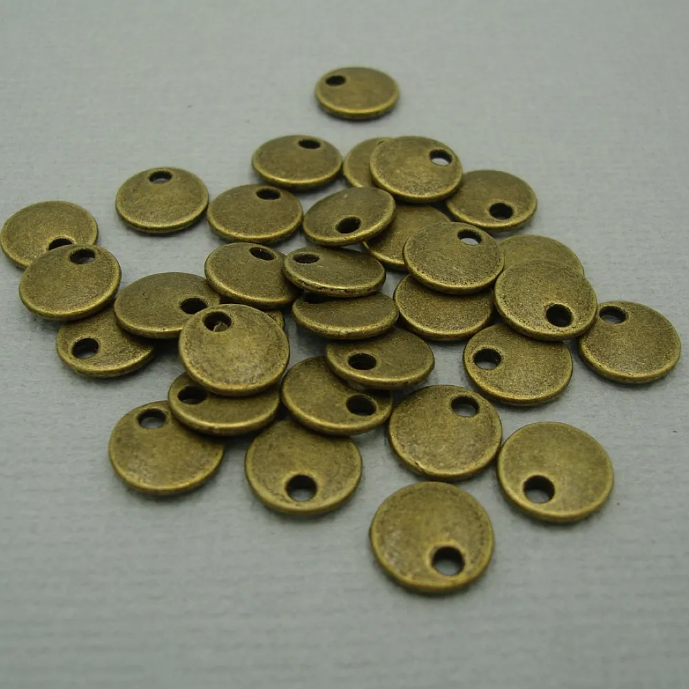 Flat Round Tags