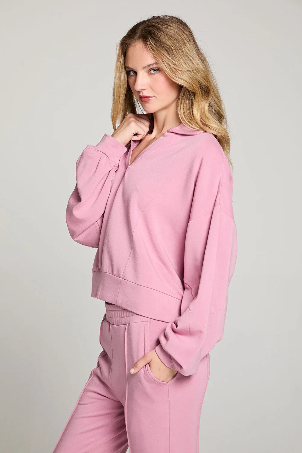 Fort Worth Ballet Slipper Pink Pillow Fleece Pullover
