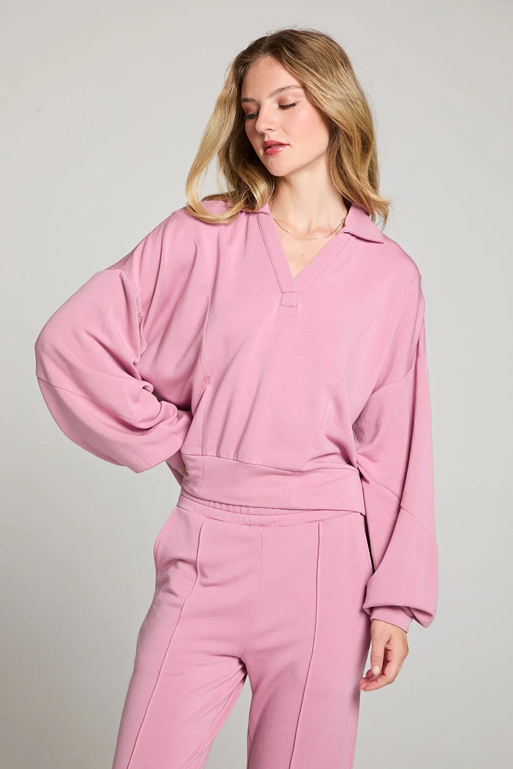 Fort Worth Ballet Slipper Pink Pillow Fleece Pullover