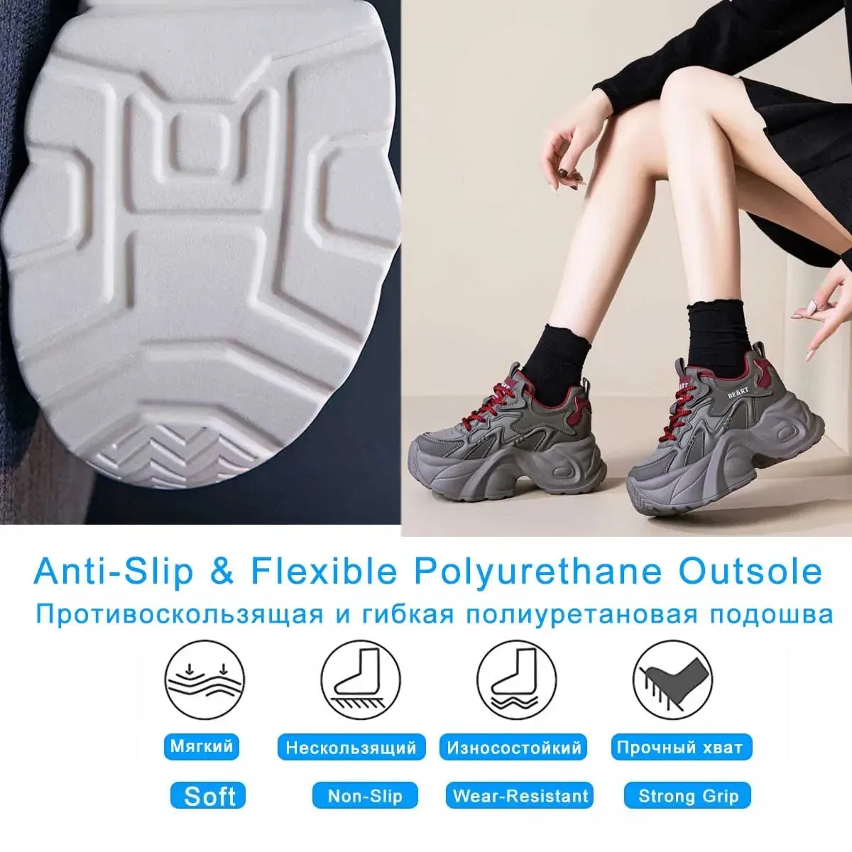 Fujin 8cm Air Mesh Genuine Leather Vulcanize Vulcanize High Brand Comfy Chunky Sneaker Loafer Spring Autumn Platform Women Shoes