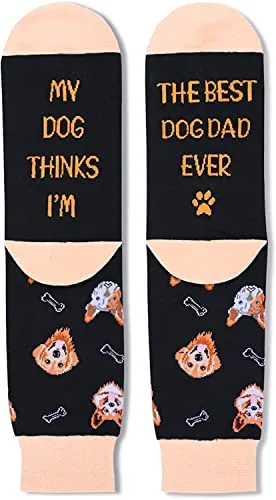 Funny Dog Gifts for Men Gifts for Him Dog Lover Gifts Cute Sock Gifts Dog Socks