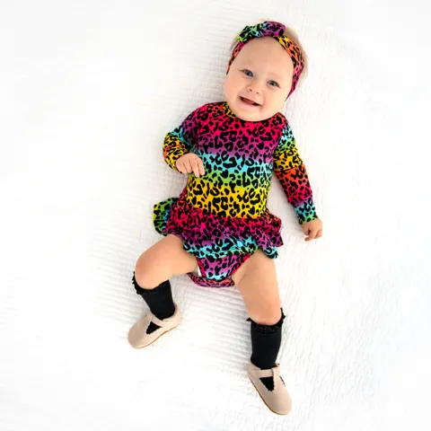 Gigi and Max Lisa Rainbow Leopard Tutu