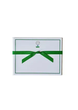 GOLF TEE FLAT NOTECARDS