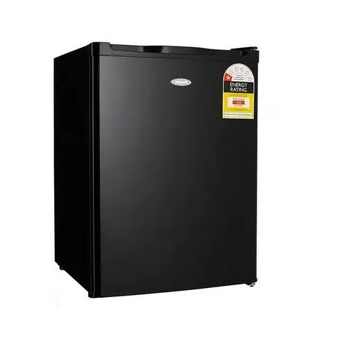 Heller 70L Litre Black Bar Fridge Refrigerator- Adjustable Thermostat