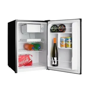 Heller 70L Litre Black Bar Fridge Refrigerator- Adjustable Thermostat